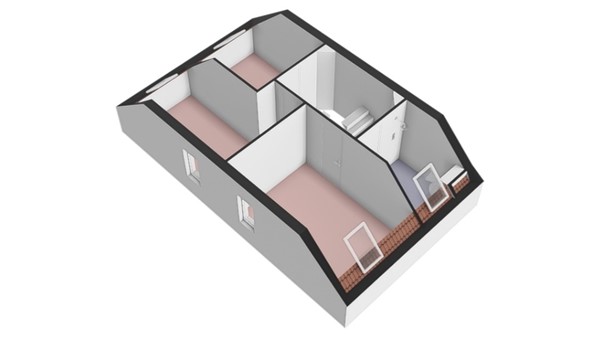 Floorplan - Kerkstraat 23, 8315 AD Luttelgeest